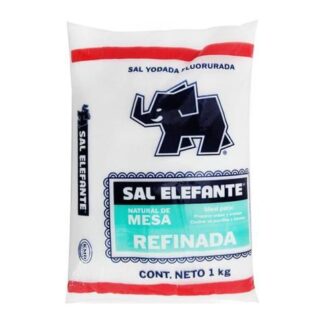 SAL DE MESA ELEFANTE BOLSA 1 KILOGRAMO