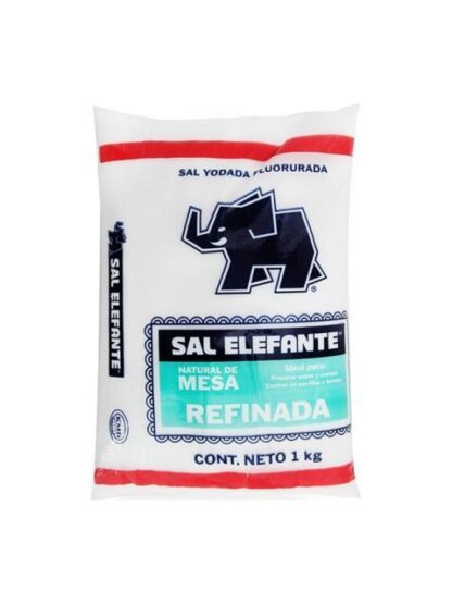 SAL DE MESA ELEFANTE BOLSA 1 KILOGRAMO