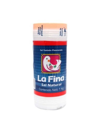 SAL DE MESA LA FINA BOTE 1 KILOGRAMO