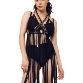 SALIDA DE PLAYA CROCHET NEGRO HOLLY LAND