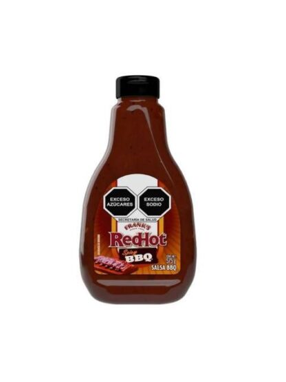 SALSA BBQ SPICY FRANKS RED HOT 575 GR