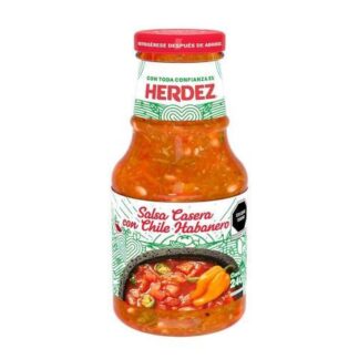 SALSA CASERA HERDEZ CON CHILE HABANERO 240 G