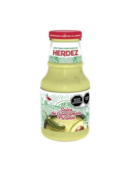 SALSA GUACAMOLE HERDEZ PICANTE 240 G