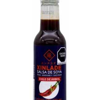 SALSA SOYA CHILE DE ARBOL 180 ML XINLADE