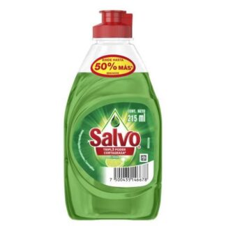SALVO DETERGENTE LIQUIDO LIMON 215 ML