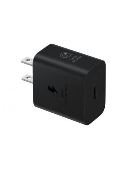 SAMSUNG CARGADOR DE PARED 25W 1X USB-C NEGRO