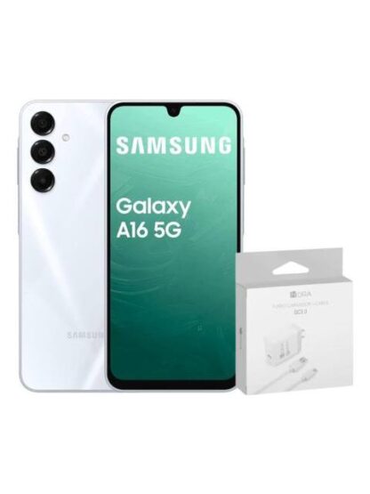 SAMSUNG GALAXY A16 5G DUAL 256GB 8RAM GREY + POWER ADAPTER GENERICO