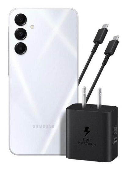 SAMSUNG GALAXY A16 6GB 128GB GRIS + ADAPTADOR DE CORRIENTE EP-T2510 NEGRO