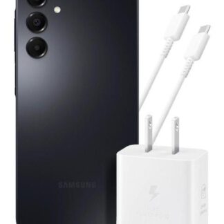 SAMSUNG GALAXY A16 6GB 128GB NEGRO + ADAPTADOR DE CORRIENTE EP-T2510 BLANCO