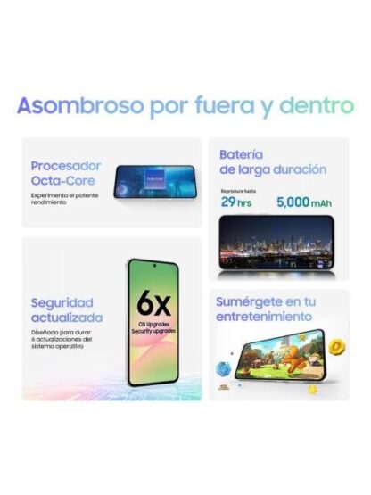 SAMSUNG GALAXY A56 5G DUAL SIM 256GB 8GB RAM GRIS - Image 4