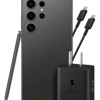 SAMSUNG GALAXY S24 ULTRA 12GB 512GB 5G NEGRO + ADAPTADOR 25W EP-T2510 CABLE NEGRO