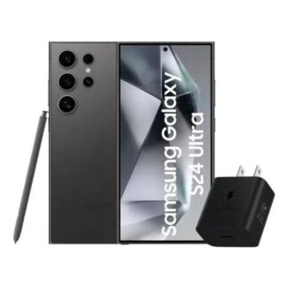 SAMSUNG GALAXY S24 ULTRA 512GB 12RAM TITANIUM BLACK + POWER ADAPTER SAMSUNG 25W