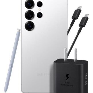 SAMSUNG GALAXY S25 ULTRA 12GB 512GB 5G PLATA + ADAPTADOR 25W EP-T2510 CABLE NEGRO