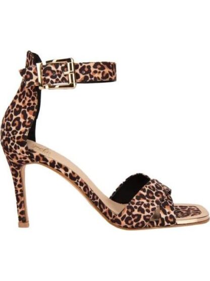SANDALIA ANIMAL PRINT CAMEL YAELI FASHION