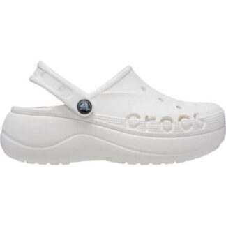 SANDALIA BAYA PLATFORM CLOG BLANCO CROCS