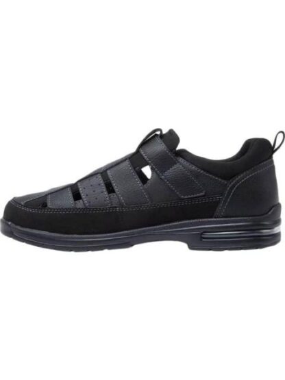 SANDALIA CASUAL AJUSTE CON VELCRO NEGRO KAFE - Image 5