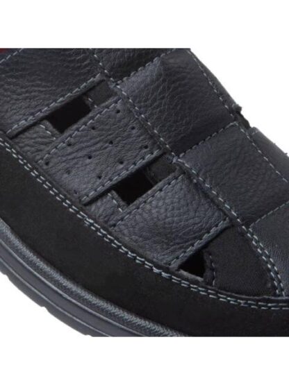SANDALIA CASUAL AJUSTE CON VELCRO NEGRO KAFE - Image 6