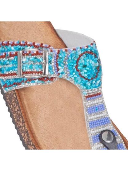 SANDALIA CASUAL AZUL VI LINE - Image 6