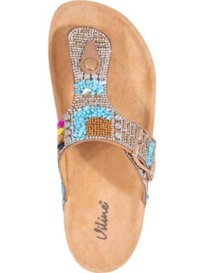 SANDALIA CASUAL CAMEL VI LINE - Image 3