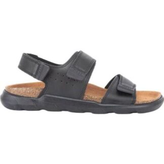 SANDALIA CASUAL DESTALONADA NEGRO FLEXI