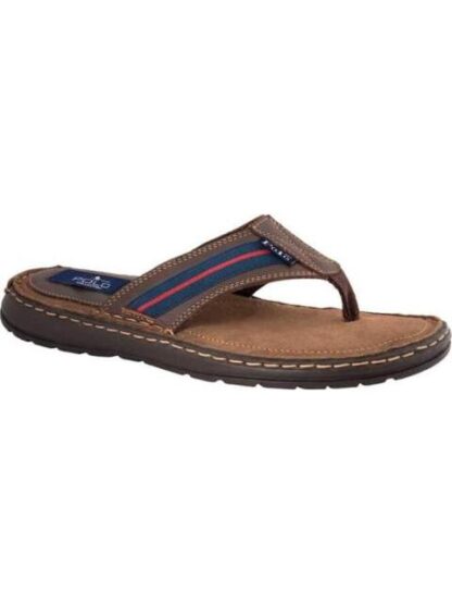 SANDALIA CASUAL PATA DE GALLO CAFE HPC POLO