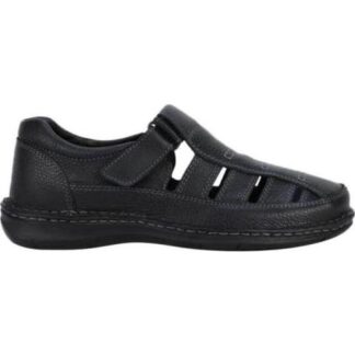 SANDALIA CASUAL TEJIDO A MANO NEGRO KAFE