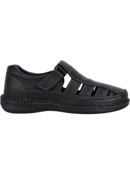 SANDALIA CASUAL TEJIDO A MANO NEGRO KAFE