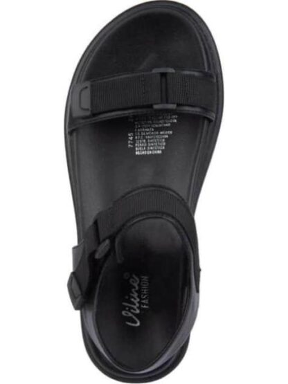 SANDALIA PLANA NEGRO VI LINE FASHION - Image 4
