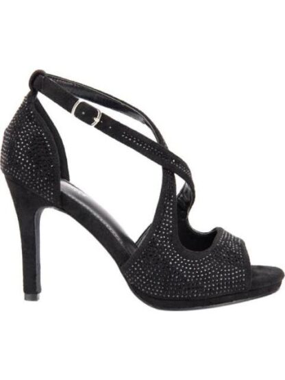 SANDALIA CON BRILLOS NEGRO MOLTO BELLO