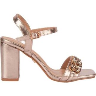 SANDALIA CON BRILLOS ORO THALIA SODI