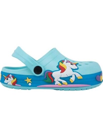 SANDALIA CON LUCES AZUL TURQUESA VIVIS SHOES KIDS