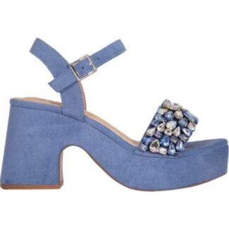 SANDALIA CON PLATAFORMA AZUL BELINDA PEREGRIN