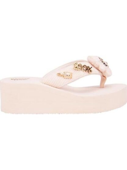 SANDALIA CON PLATAFORMA BEIGE/HUESO BANANA PRICE
