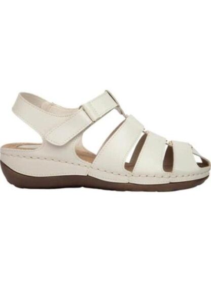 SANDALIA CONFORT BEIGE/HUESO SHOSH