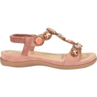 SANDALIA CONFORT BRILLOS ROSA VI LINE
