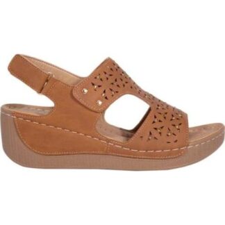 SANDALIA CONFORT CAMEL SHOSH