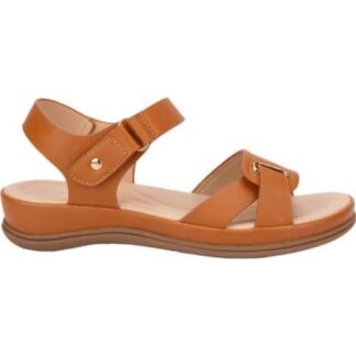 SANDALIA CONFORT COGNAC SHOSH