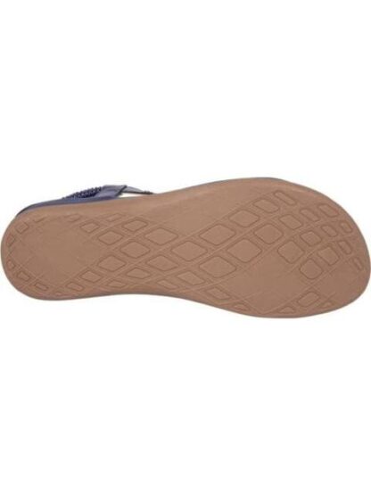 SANDALIA CONFORT CON BRILLOS AZUL VI LINE - Image 4