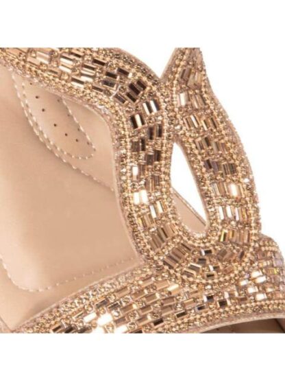 SANDALIA CONFORT CON BRILLOS ORO VI LINE - Image 6