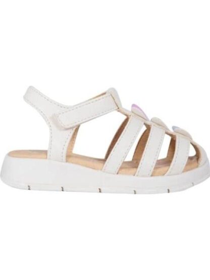 SANDALIA CORAZONES BEIGE/HUESO YU YIN