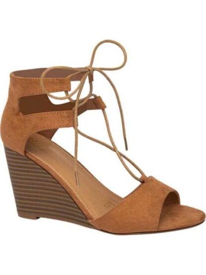 SANDALIA CUÑA CAMEL VI LINE - Image 2