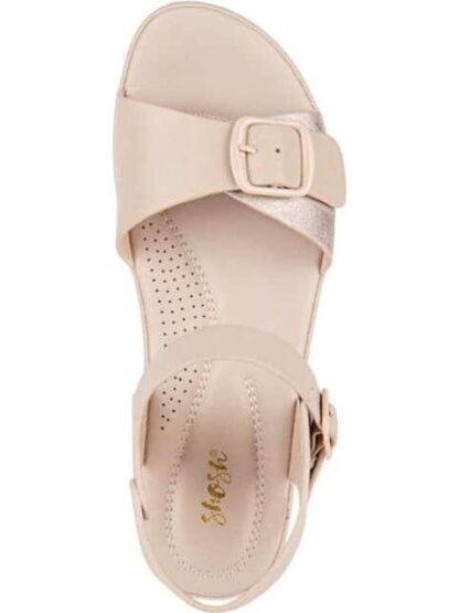 SANDALIA TACON CUÑA CONFORT BEIGE SHOSH - Image 4