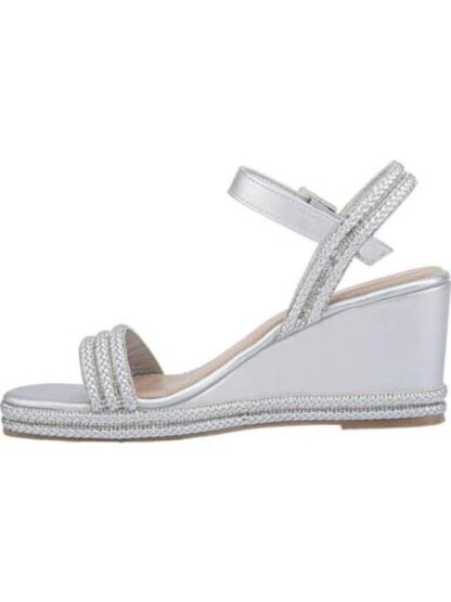 SANDALIA CUÑA BRILLOS PLATA VI LINE FASHION - Image 5