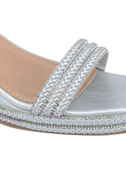 SANDALIA CUÑA BRILLOS PLATA VI LINE FASHION - Image 6