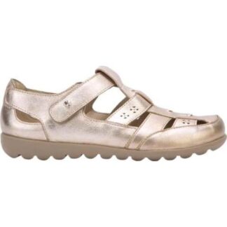 SANDALIA DE PIEL ORO JARKING SHOES