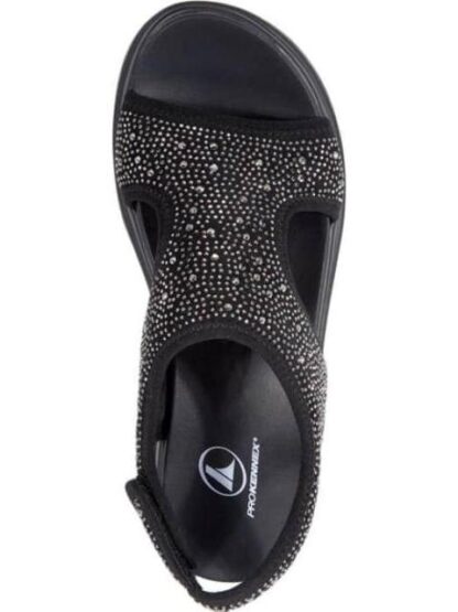 SANDALIA DEPORTIVA CON BRILLOS NEGRO PROKENNEX - Image 3
