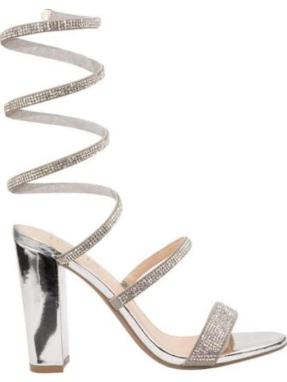 SANDALIA ESPIRAL PLATA THALIA SODI