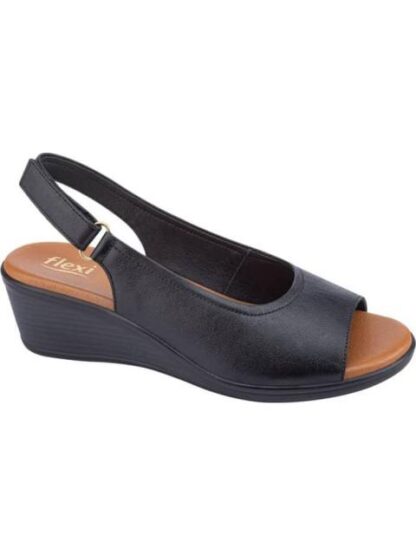 SANDALIA VELCRO NEGRO FLEXI - Image 2