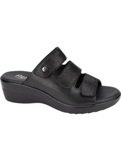 SANDALIA VELCROS NEGRO FLEXI - Image 2