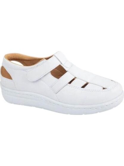 SANDALIA FORRO PIEL BLANCO SHOSH CONFORT - Image 2